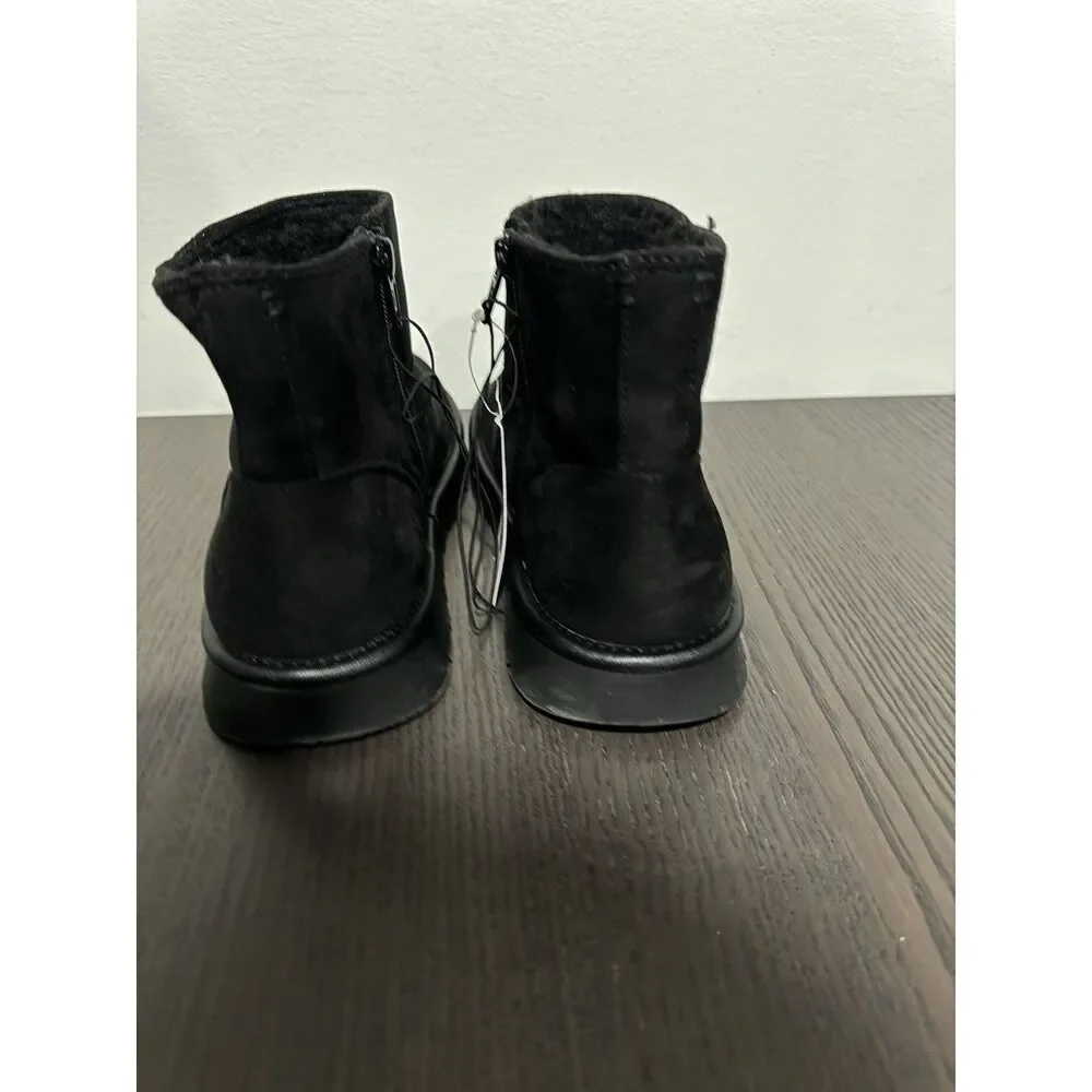 Universal Threads Women's May Boots Size 9 Black Suede Booties New‎ Warm Winter